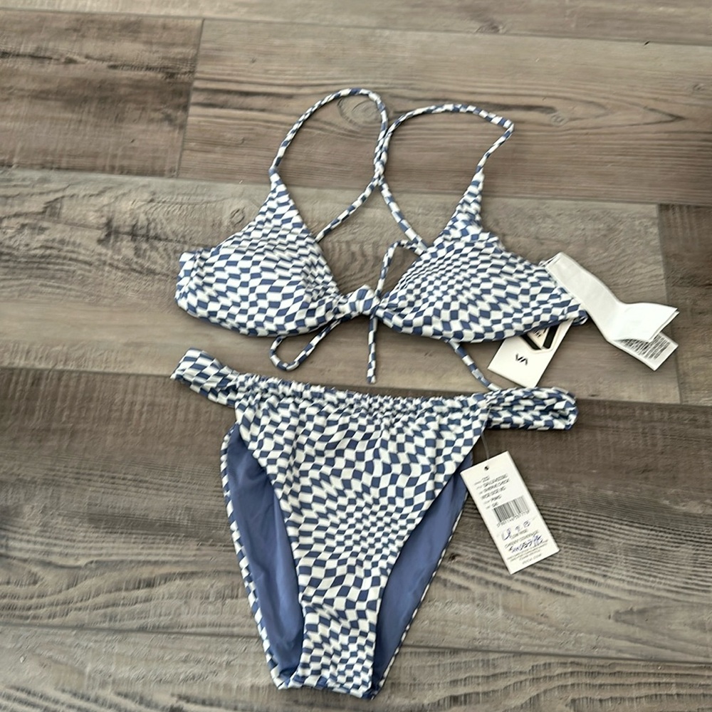 RVCA checkered bikini